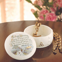 Belleek Classic Irish Blessing Box