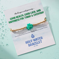 Shamrock Holy Water Bracelet