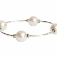 Blessing Bracelet-White Pearl Large Size 8.5