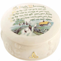 Belleek Classic Irish Blessing Box