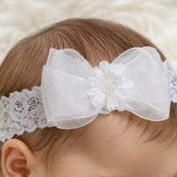 Celtic Cross Baby Keepsake Headband