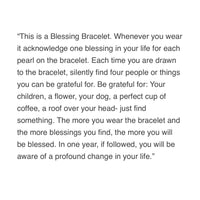 Blessing Bracelet