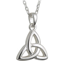 Sterling Silver Trinity Knot Necklace