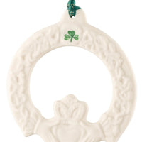 Belleek Claddagh Ornament