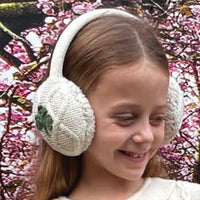 Shamrock Aran Knit Kids Earmuffs