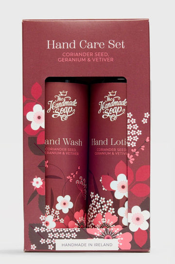 The Handmade Soap Hand Care Set-Coriander Seed, Geranium & Vetiver