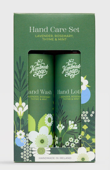 The Handmade Soap Hand Care Set-Lavender, Rosemary, Thyme & Mint