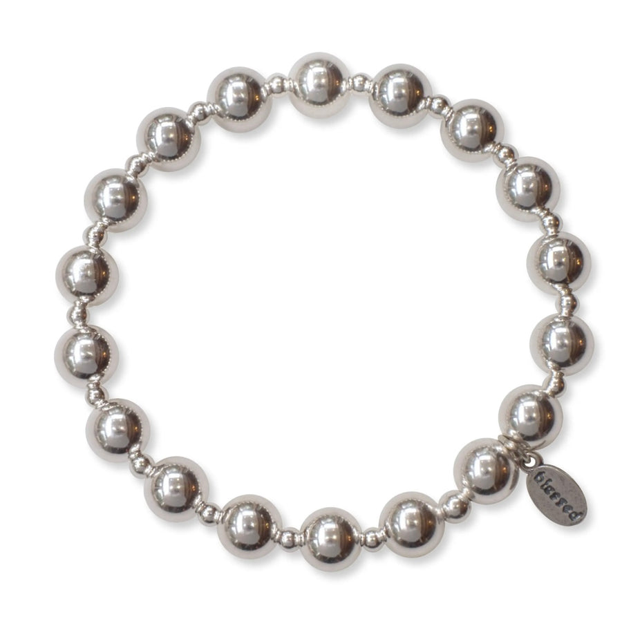Amazon.com: Made As Intended Crystal White Pearl Blessing Bracelet, Regular  Size: Clothing, Shoes & Jewelry