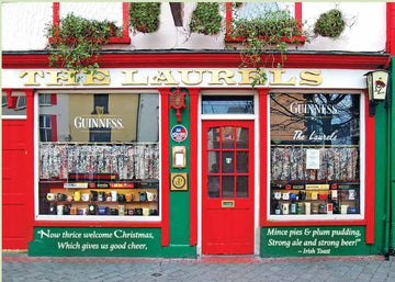 Irish Christmas Cards Boxed-Irish Pub