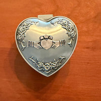 Mullingar Pewter Claddagh Celtic Jewelry Box