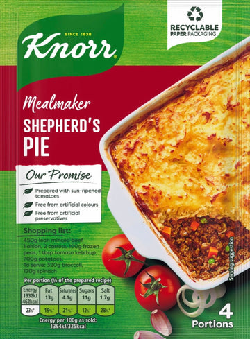 Knorr Mealmakers's Shepher's Pie Mix