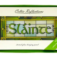 Slainte Stained Glass Hanging Panel