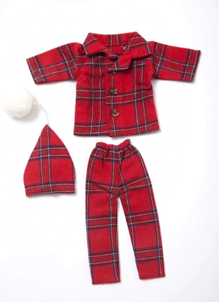 Elf on the Shelf Irish Christmas Pajama Set