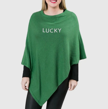 Lucky Green Poncho